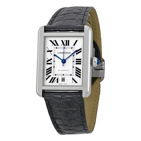 replica mens cartier tank watch|affordable automatic tank watch.